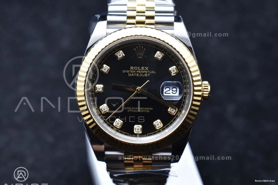 41 Chic On Edition YG 904L 609 YG Best Dial VR 1:1 Bracelet Clean SS Jubilee Steel DateJust 126333 Diamonds 0822